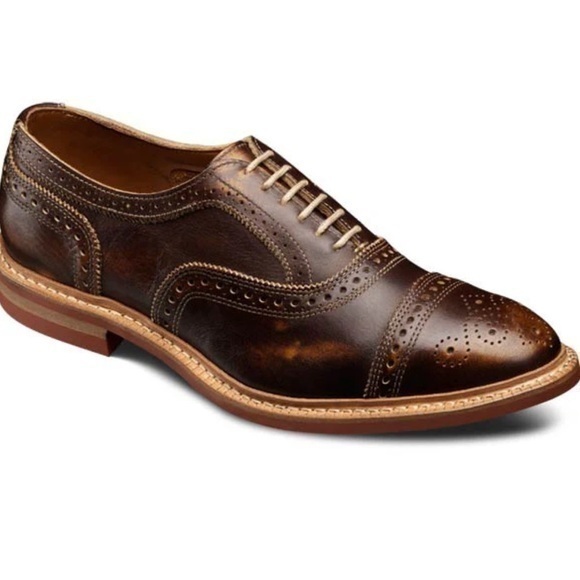 Allen Edmonds Strandmok Cap-toe Oxford with Dainite Rubber Sole Size 8